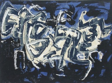 1954 , Ins Blaue hinein, 1954, afb. 7 x 4 cm